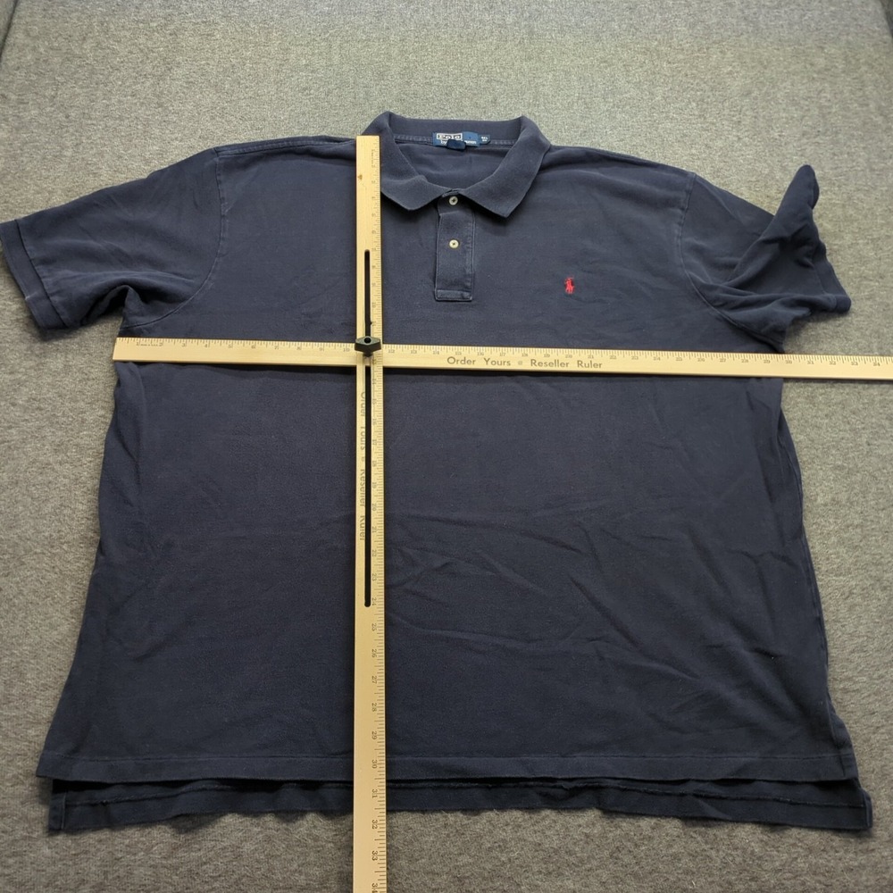 Vintage Polo Ralph Lauren Shirt Mens 4XB Black Casual Preppy Golf Made in USA - Picture 5 of 10